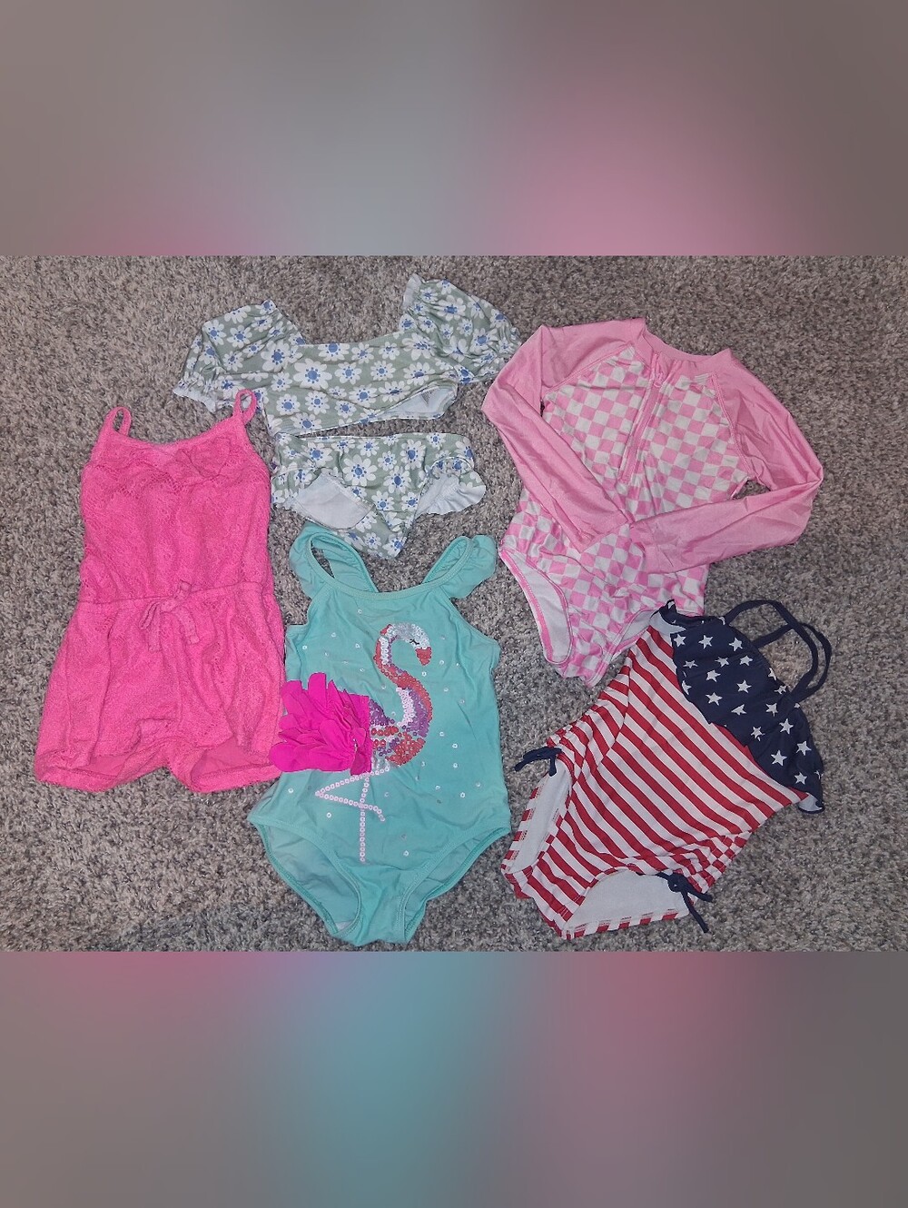 Toddler Girl's 3T Swimsuit Bundle